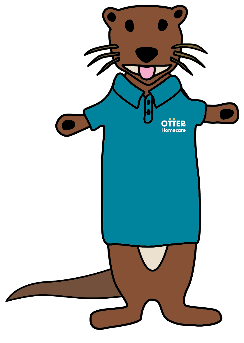 The Otter Homecare mascot