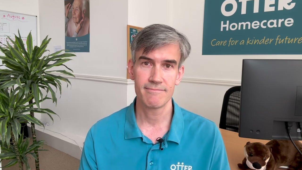 An Otter Care Professional